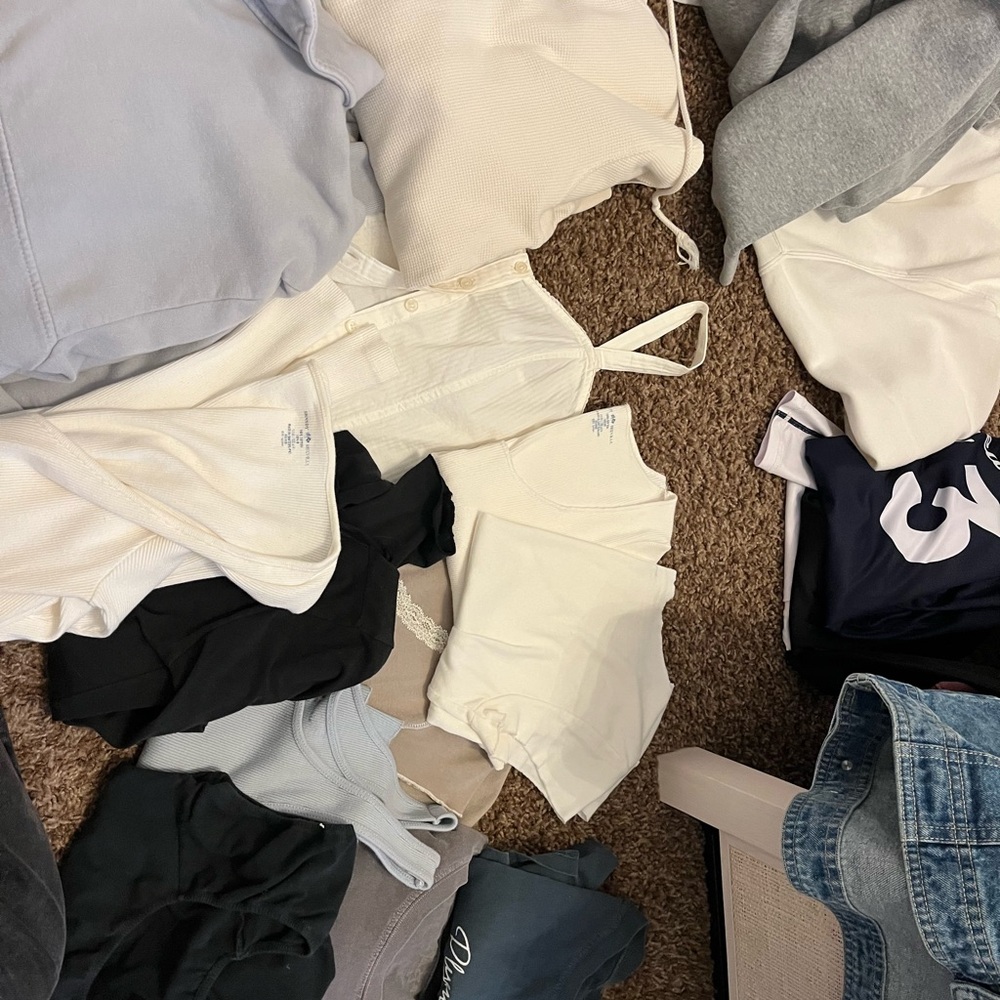 Brandy Melville assorted  Clothing Bundle in Neutral Tones